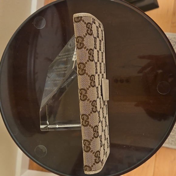Gucci Monogram Canvas and Leather Long Wallet EUC - Picture 5 of 10